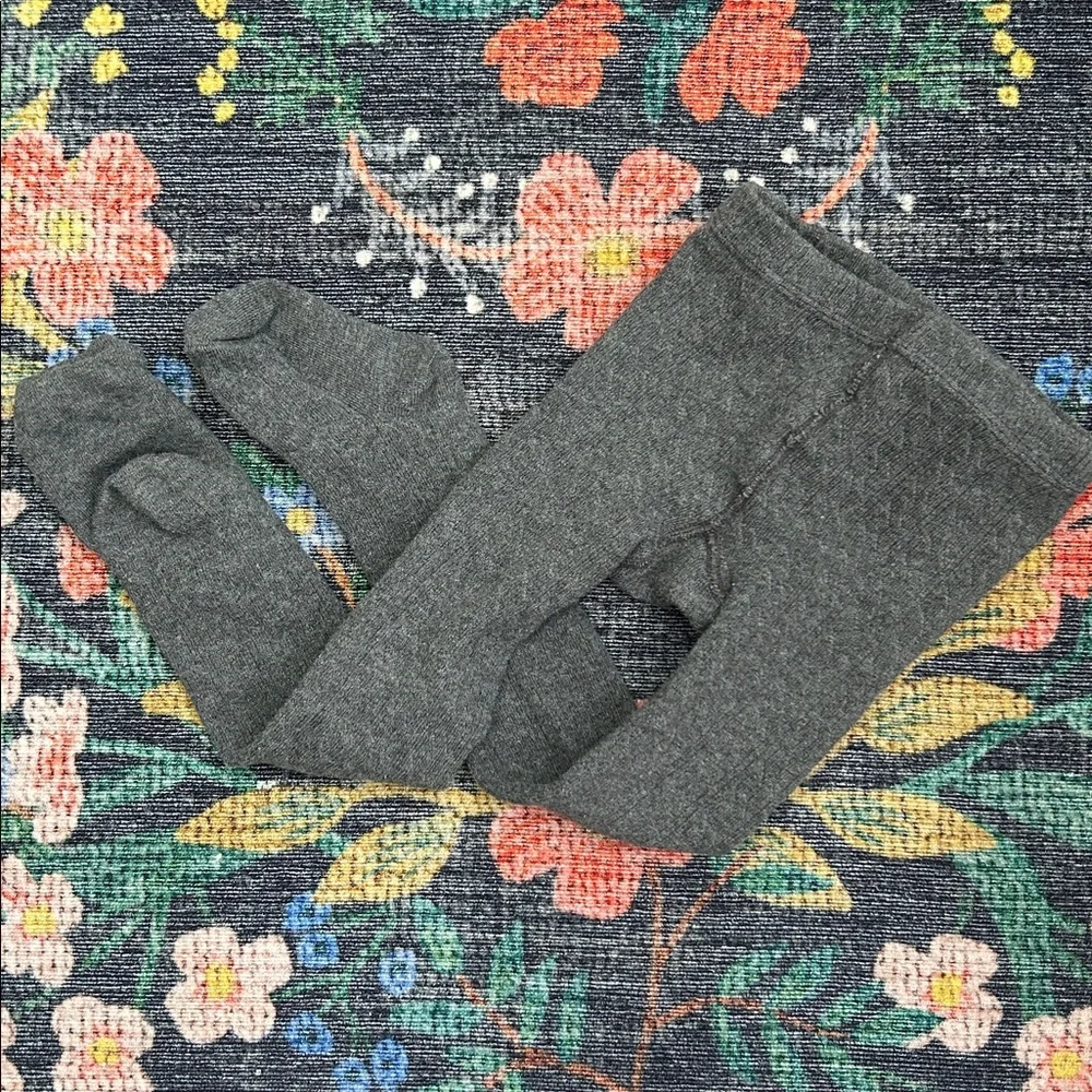 Little Stocking Co. Charcoal Gray Cable-Knit Tights, Size 1-2 Years